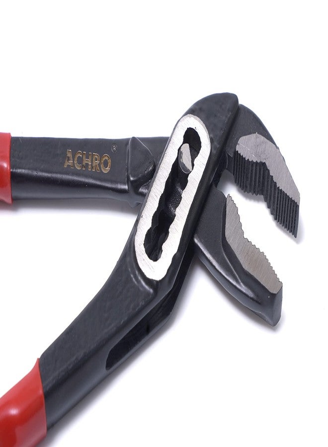 ACHRO Multipurpose Plumbing Tools Kit (Contains 10 Inch Each of Water Pump Plier & Pipe Wrench, 8 Inch Adjustable Wrench) for All Jobs, Open End, Flexible End, Set of 3 - Image 2